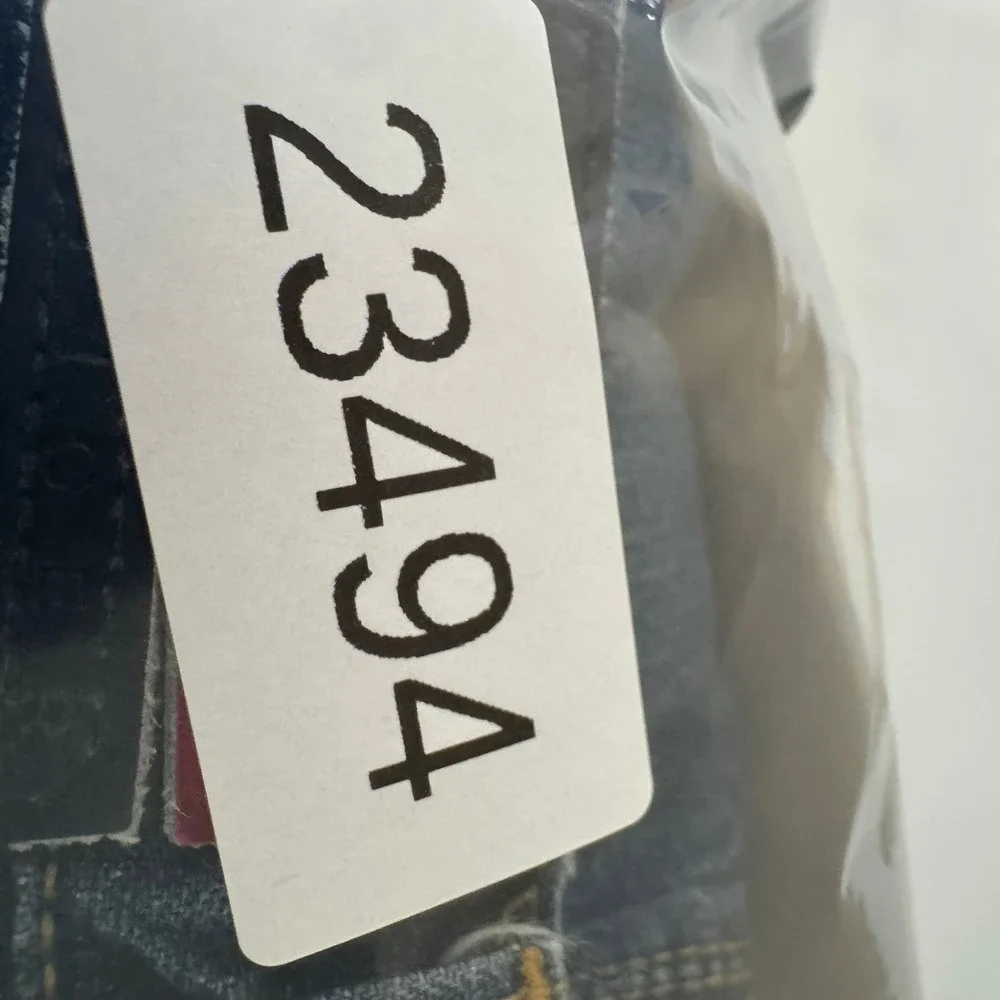 Tommy Jeans Carpenter Pants Boys Size 10 Blue Denim Utility Relaxed Frayed Hem